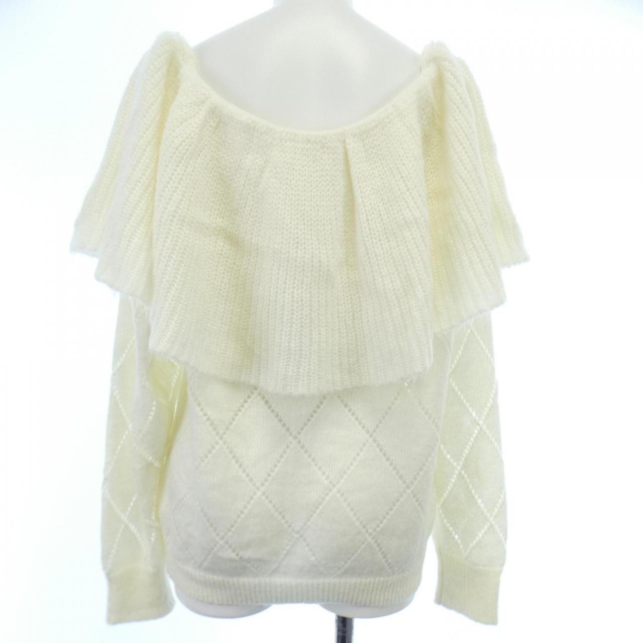 シーニュcygne ニット 中古・古着通販】cygne (シーニュ) 薄手ニット ブラック サイズ:M 未