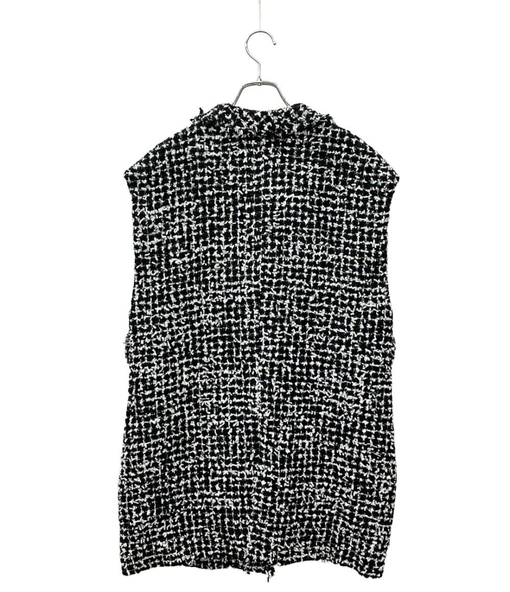 cccmalie シーマリー ツイードロングジレ 美品 シーマリー ツイード ロングジレ レディース cccmalie - メルカリ