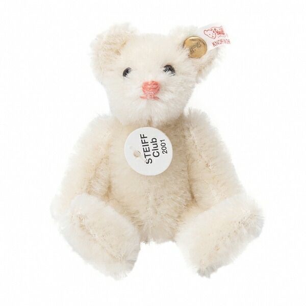 シュタイフSteiff 2001 テディベア ぬいぐるみ 白 - メルカリ
