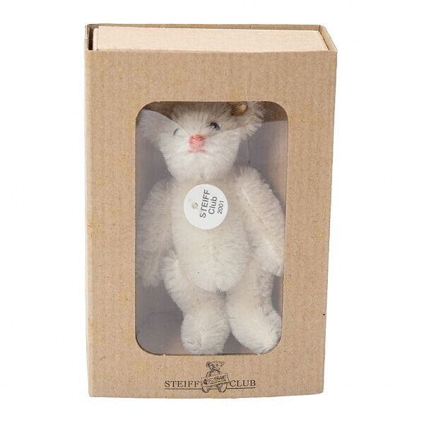 シュタイフSteiff 2001 テディベア ぬいぐるみ 白 - メルカリ