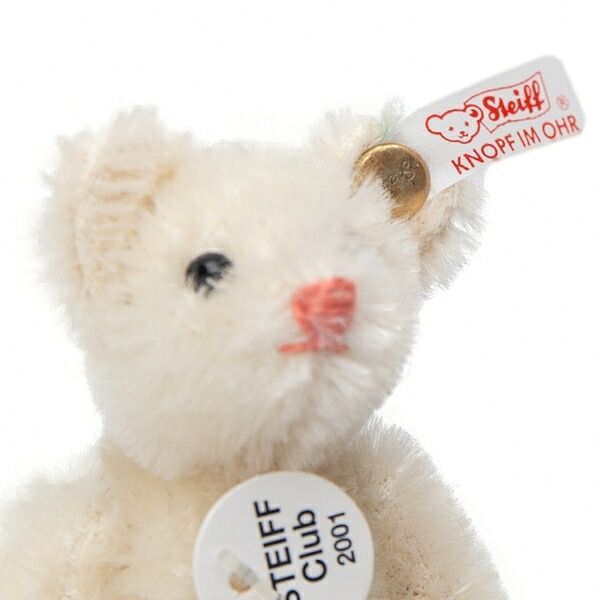 シュタイフSteiff 2001 テディベア ぬいぐるみ 白 - メルカリ