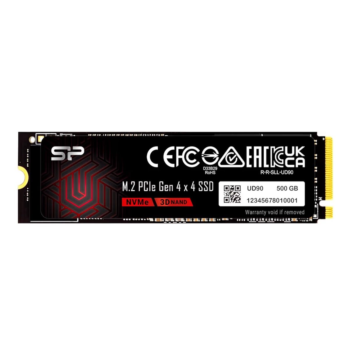 Silicon Power 500 GB UD 90 NVMe 4 0 Gen PCIe M 2 SSD R W up to 5 000 700 MB s