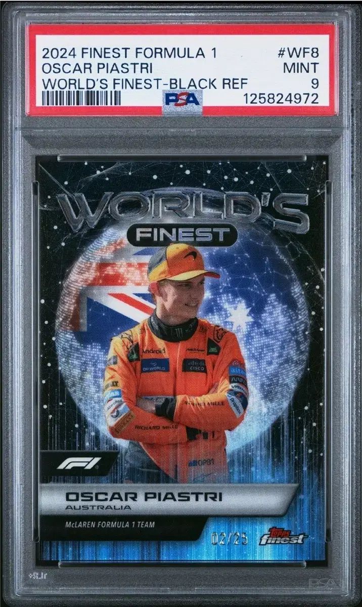 トップストップス フィネスト オスカー ピアストリ 25 PSA 9