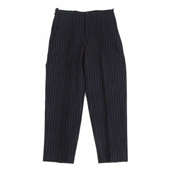 ローブドシャンブル コムデギャルソン ストライプ ウール サルエルパンツ S ローブドシャンブル コムデギャルソンrobe de chambre COMME des