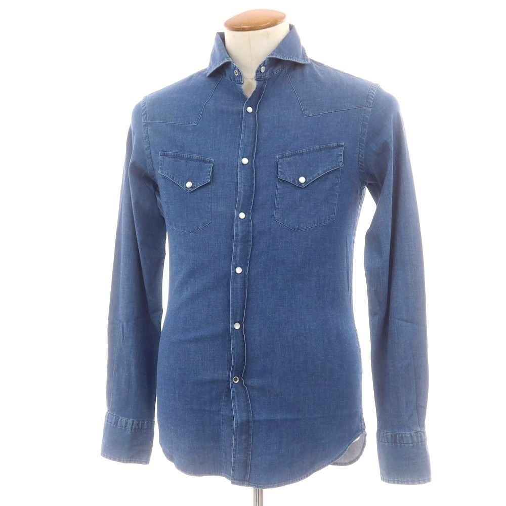 中古】ギローバー GUY ROVER ストレッチコットン ホリゾンタルカラー