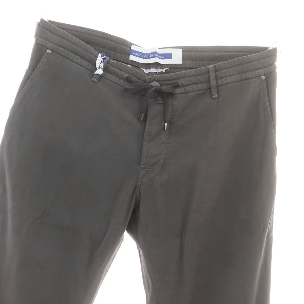 ヤコブコーエン JACOB COHEN PHARREL ACTIVE ストレッチレーヨンコットン イージーパンツ ウォームグレー サイズ34 メンズ