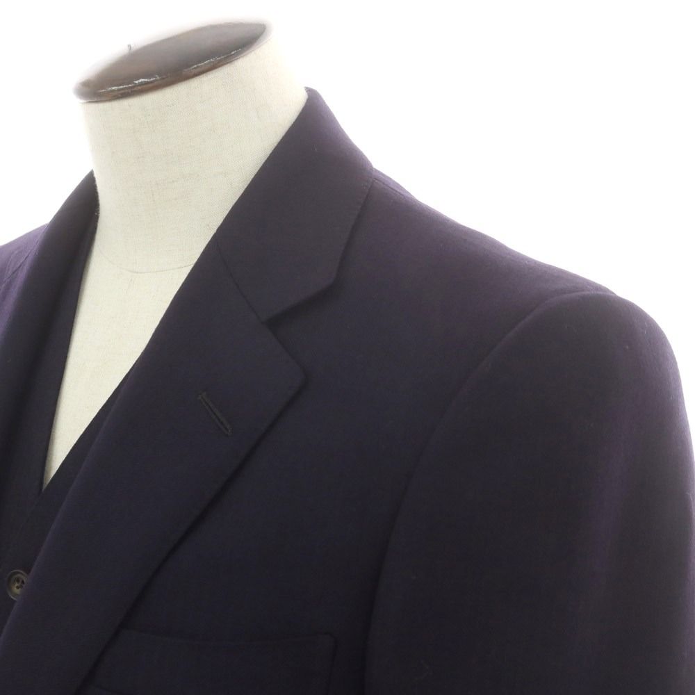 バタクハウスカット batak house cut ウール スリーピース 3つボタンスーツ ネイビー サイズサイズ表記なし Ｌ位 メンズ