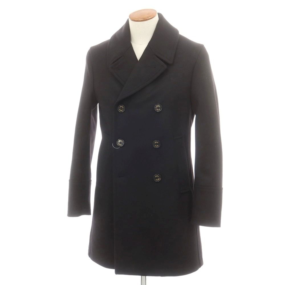 中古】シーラップ Sealup GENOVA ウール ピーコート ブラック【サイズ