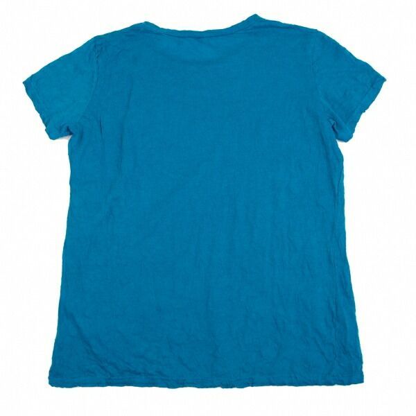 ISSEY MIYAKE me Tシャツ イッセイミヤケ ミーISSEY MIYAKE me 製品染めシワ加工Tシャツ 青F
