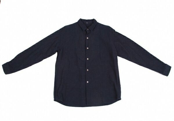 45rpm 45R 藍染コットンステッチ装飾長袖シャツ 紺3 - メルカリ