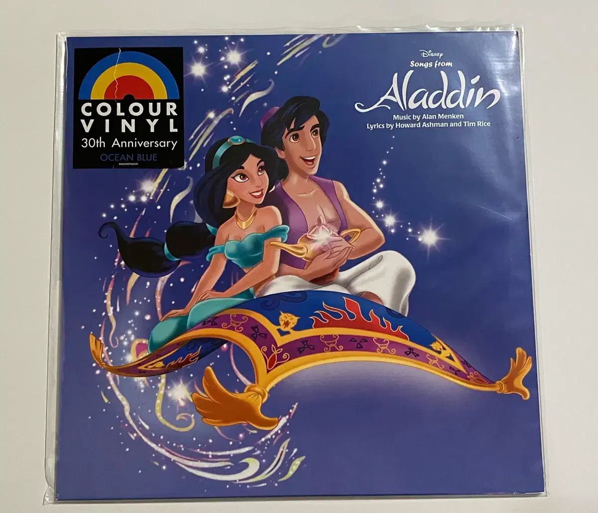 Disney(ディズニー) ALADIN アラジン 30 周年 青 COLOR LP