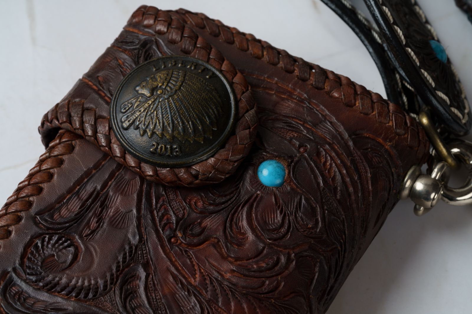 手作り ウォレットコード＆ホルスター付き