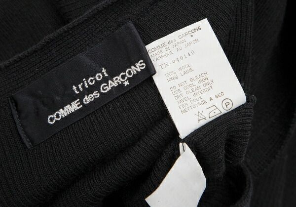 トリココムデギャルソンtricot COMME des GARCONS ウール裾ロングリブ
