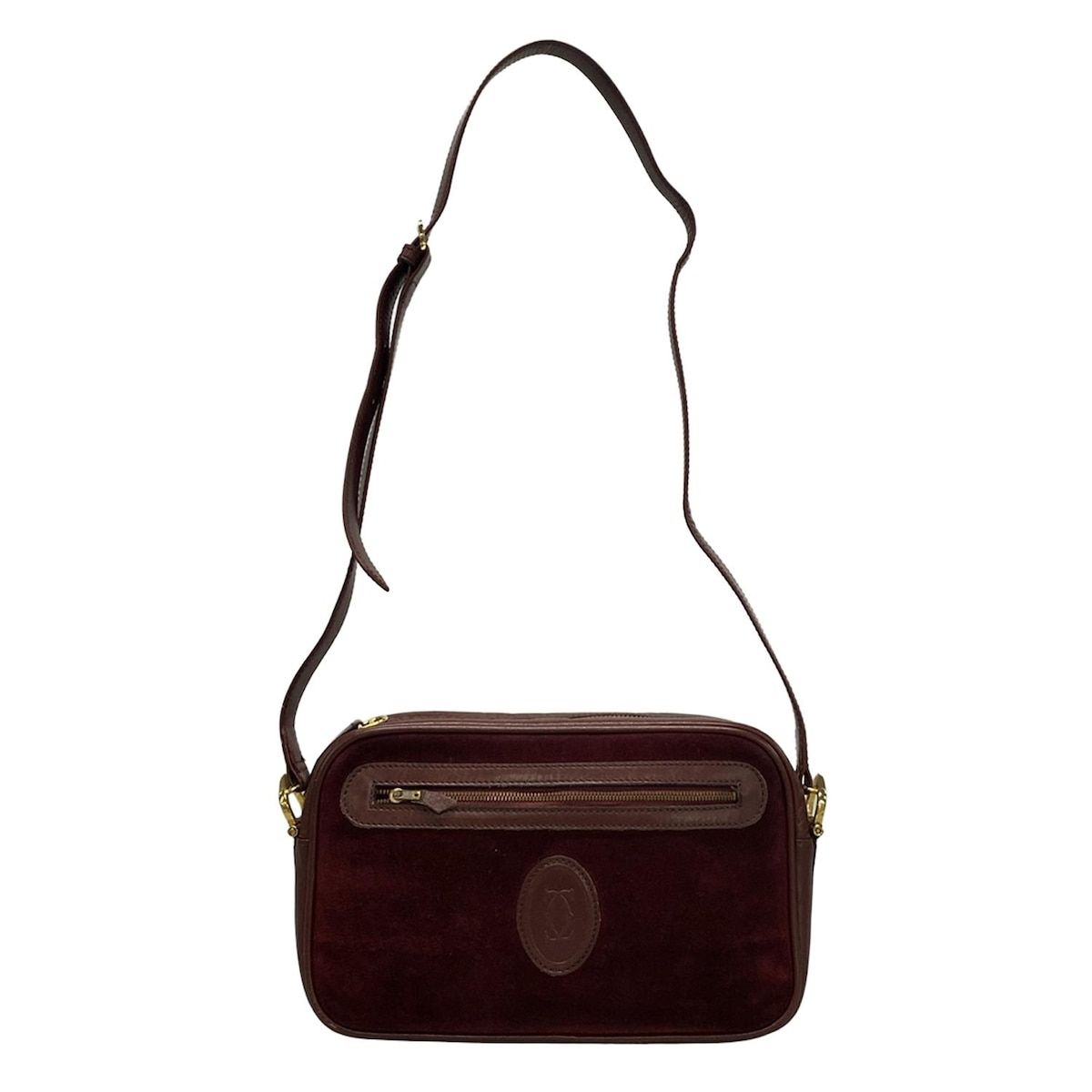 Cartier(カルティエ) ショルダーバッグ マストライン ボルドー レザー