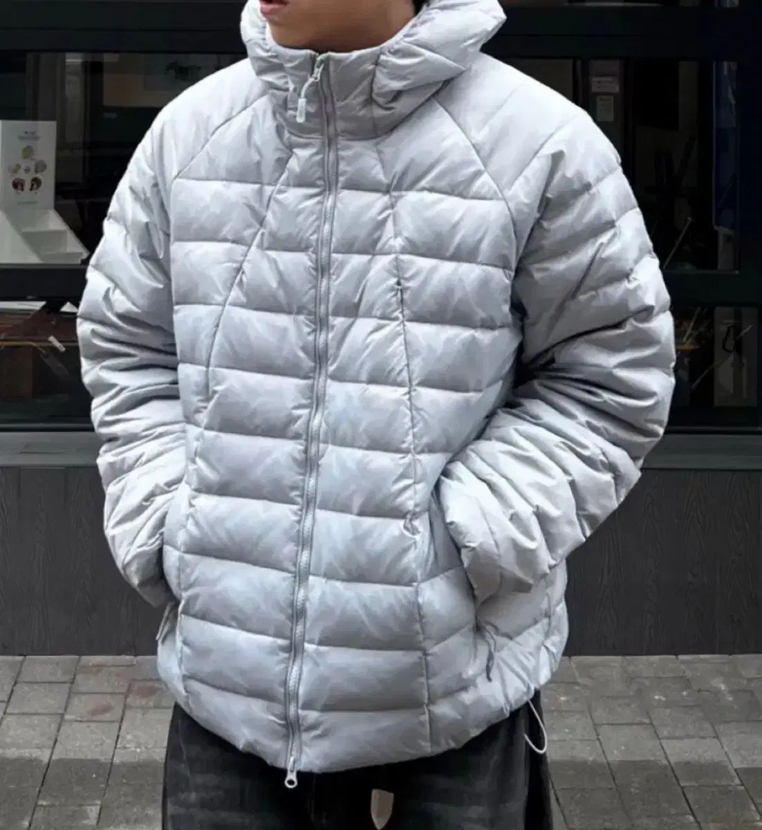 軽量ダウン ダウン ライトブルー M（95） L（100）サイズ 出品