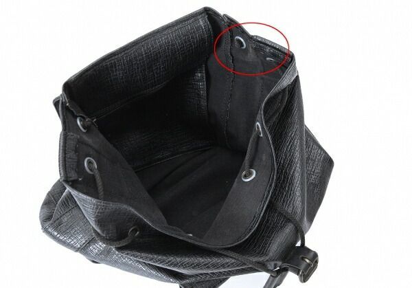 ジャンポールゴルチエJean Paul GAULTIER フラップリュックサック 黒