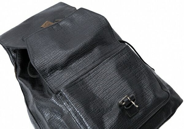 ジャンポールゴルチエJean Paul GAULTIER フラップリュックサック 黒