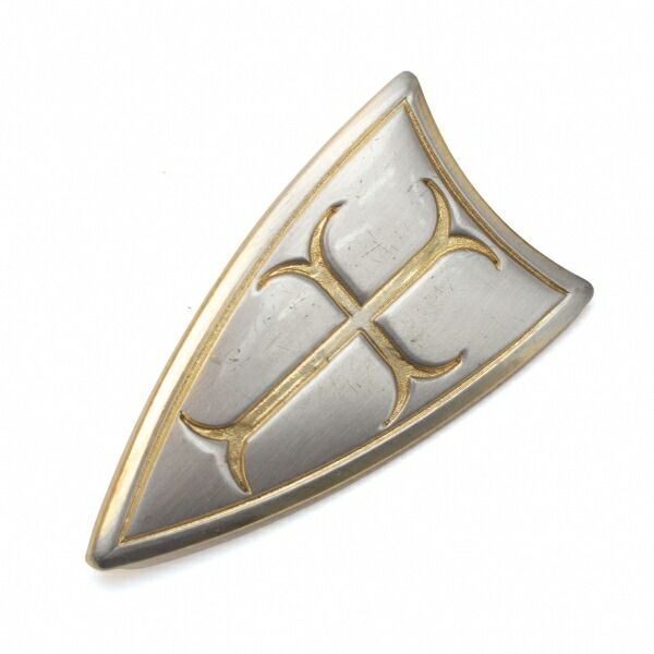 Jean Paul Gaultier ブローチ ジャンポールゴルチエJean Paul GAULTIER シールドブローチ ゴールド