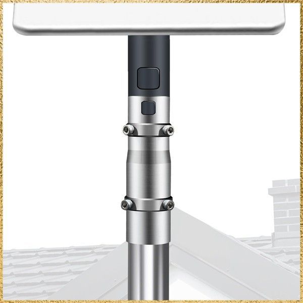 Starlinkパイプアダプター Starlink第2世代ディッシュ用に設計されています 1 45インチから1インチ以内のパイプ直径 Starlink接続 TVマスト サテライトマストが取り付けられています Starlinkマウント シルバー