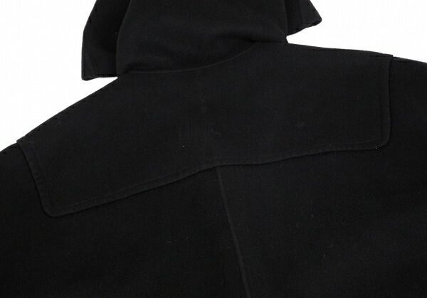 YOSHIE INABA ダブルフェイス　ダッフルコート 黒　38 レキップ ヨシエイナバL'EQUIPE YOSHIE INABA カシミヤ混ドルマン