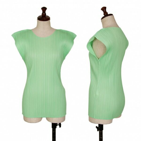 プリーツプリーズPLEATS PLEASE フレンチスリーブカットソー ミント