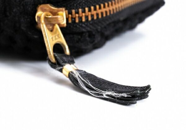 コムデギャルソンCOMME des GARCONS ファットトータス二つ折り財布 黒