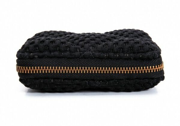 コムデギャルソンCOMME des GARCONS ファットトータス二つ折り財布 黒