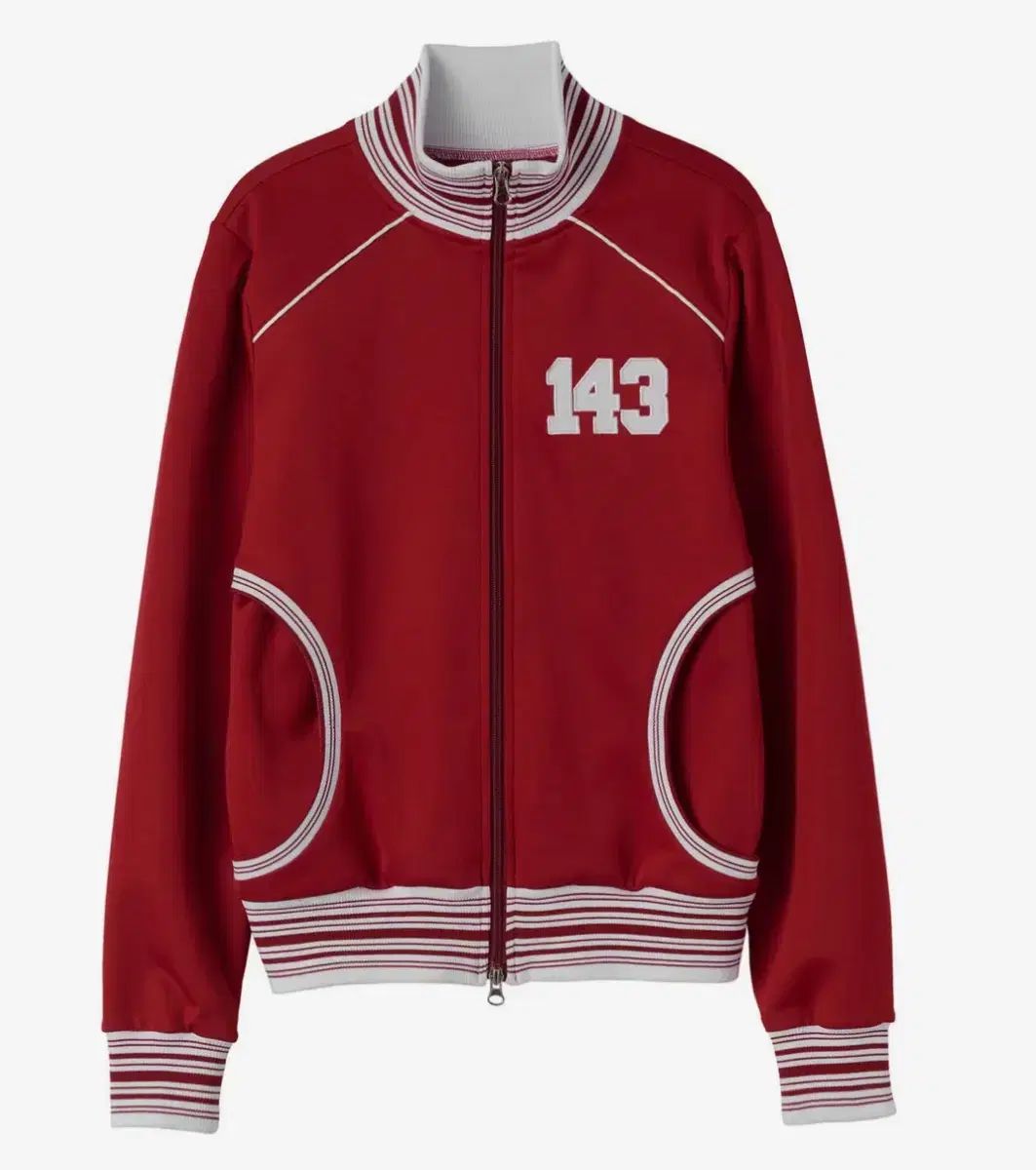 SCULPTOR スカルプター ストライプ トラック ジップアップ レッド