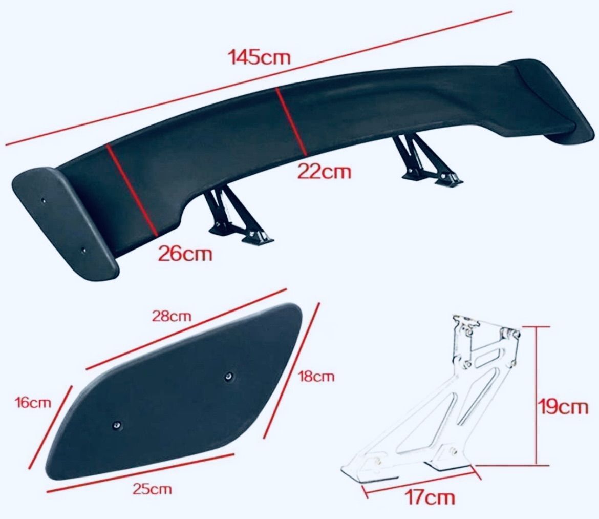 86 GTウィング リアスポイラー 3D 汎用ウィング 【】素地素地 86 GTウィング リアスポイラー 3D 汎用ウィング 【】カーボン調 - メルカリ