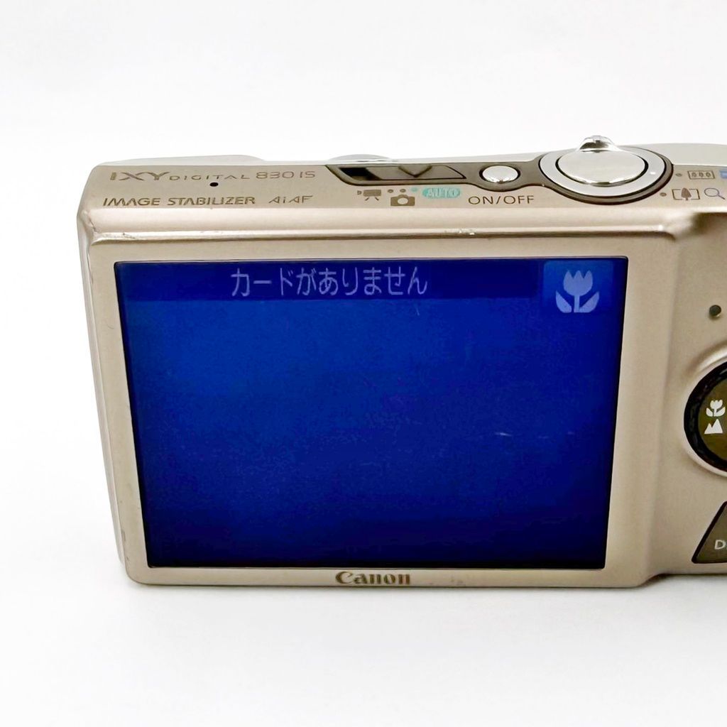 キヤノン CANON IXY DIGITAL 830 IS シルバー コンデジ カメラ 中古