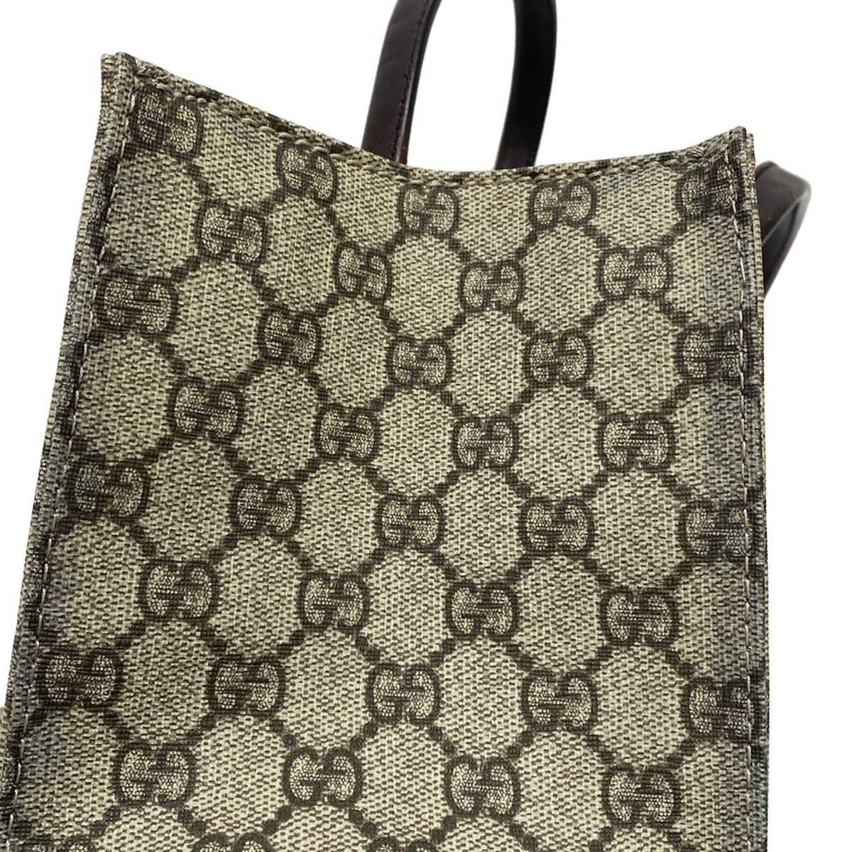 GUCCI(グッチ) トートバッグ GGプラス・GGスプリーム 91249 ベージュ