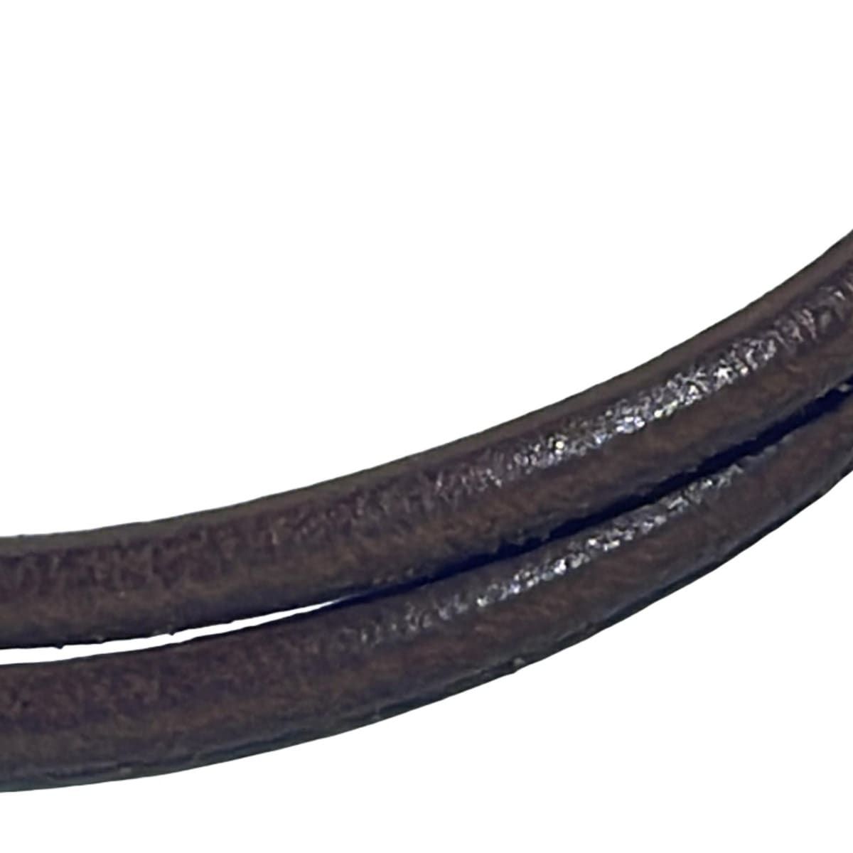 HERMES(エルメス) ブレスレット ジャンボ レザー ダークブラウン 2連