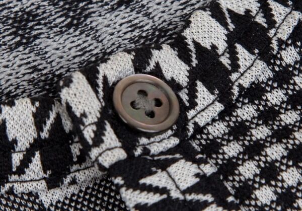 コムコム コムデギャルソンCOMME des GARCONS チェック切替千鳥格子