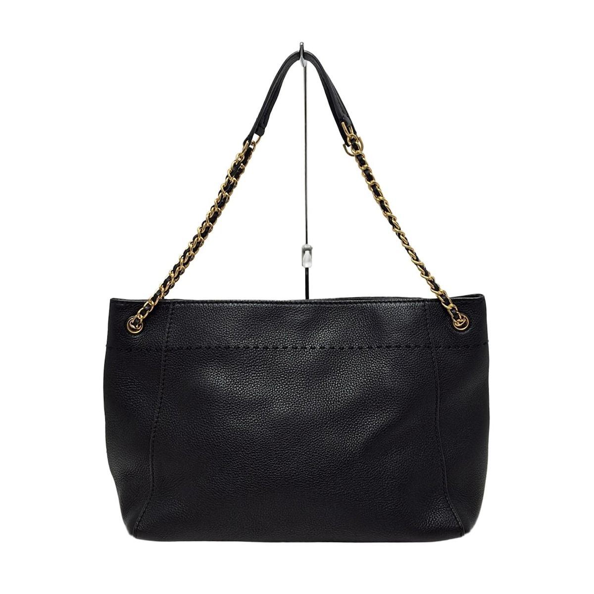 トリーバーチ Tory Burch チェーンバッグ 黒 レザー チェーン トート 