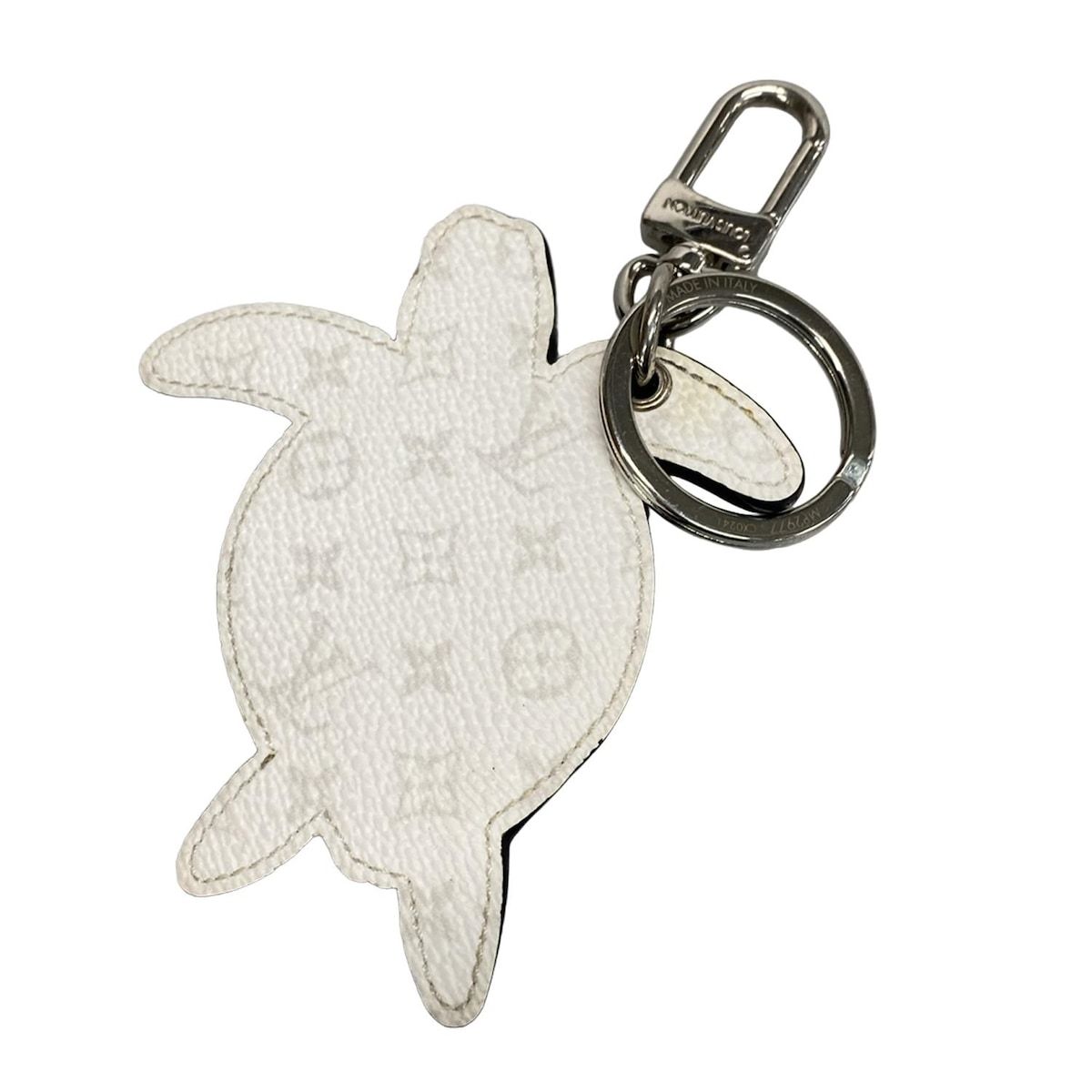 LOUIS VUITTON ルイヴィトン キーホルダー チャーム ポルト クレ タートル MP 2977 ライトグリーン×グリーン キーリング 亀