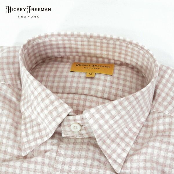 80%OFF 新品 ヒッキーフリーマン Hickey Freeman シャツ L MSH1843 L