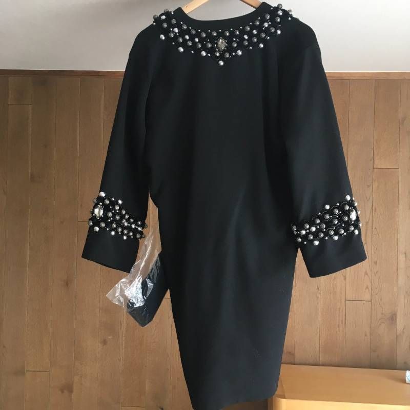 美品　ドルチェアンドガッバーナ　コート ブラックコート　レディース　　38 美品 DOLCE & GABBANA ドルチェ＆ガッバーナ コート38 - メルカリ