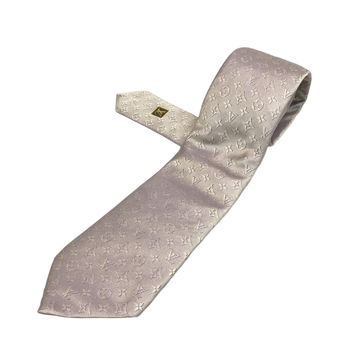 LOUIS VUITTON ルイヴィトン ネクタイ メンズ ライトパープル