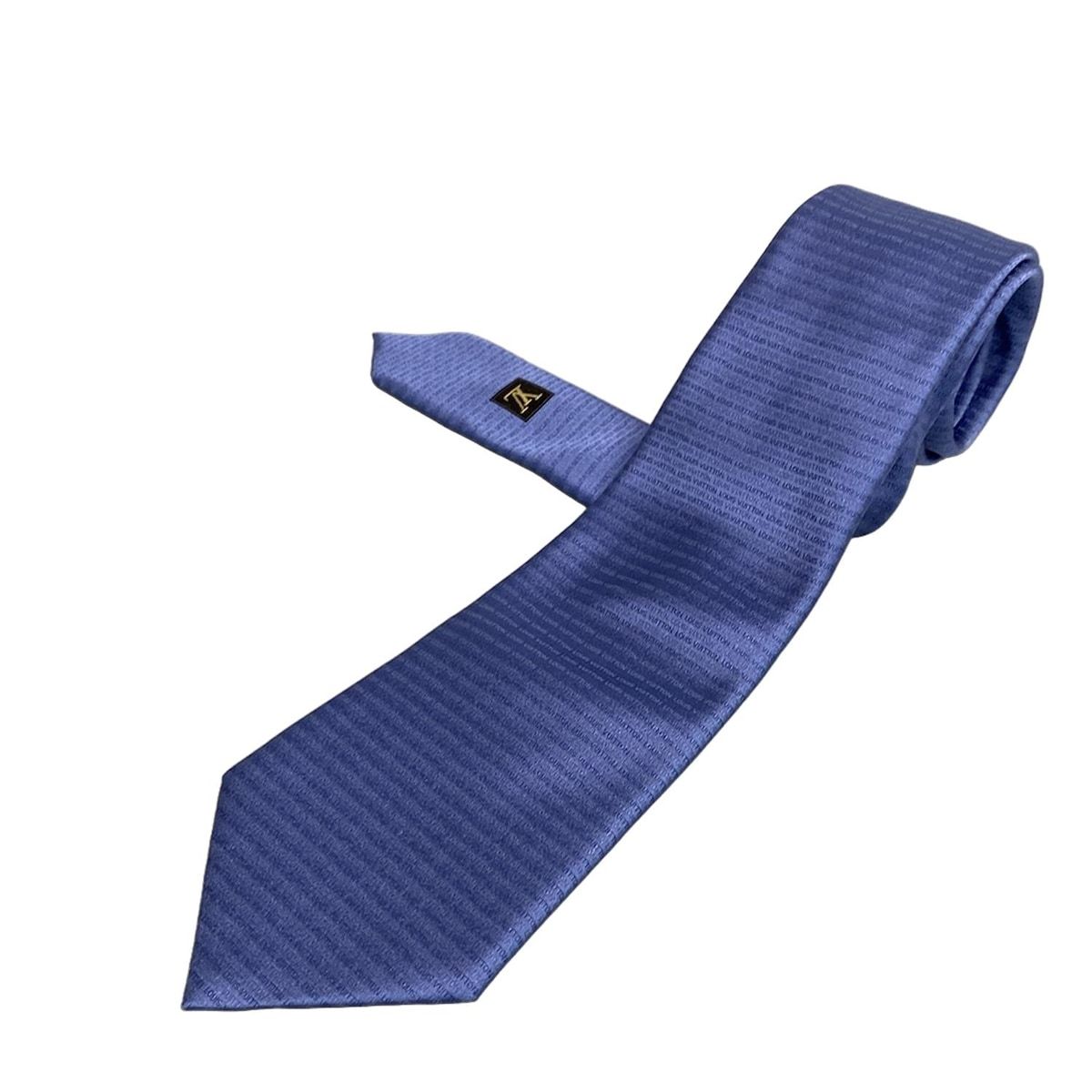 LOUIS VUITTON ルイヴィトン ネクタイ メンズ - ブルー