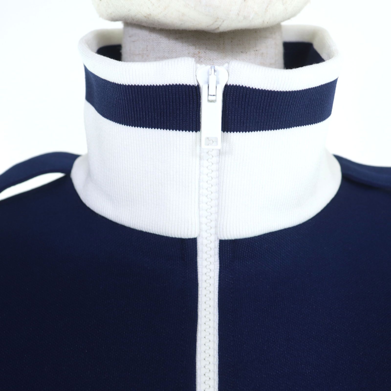 極美品◇GUCCI グッチ 634822 GGロゴワッペン付き ZIP UP コットン