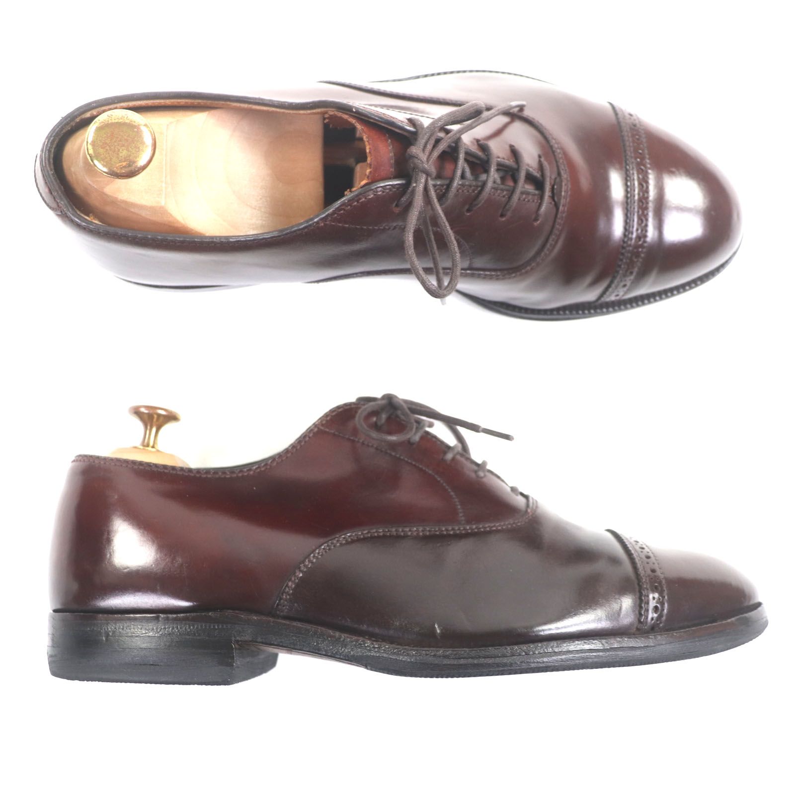 良品▽ALDEN オールデン 9015 コードバン パンチドキャップ レース