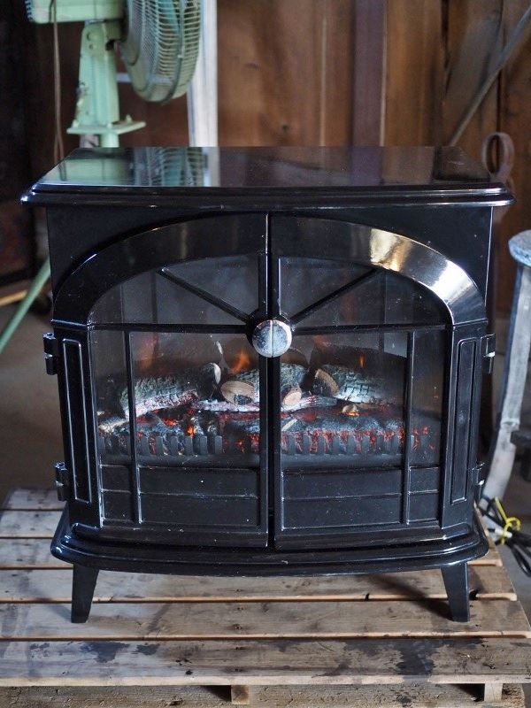 暖炉型の電気ファンヒーター 現代モノ 古録展 品番B 480