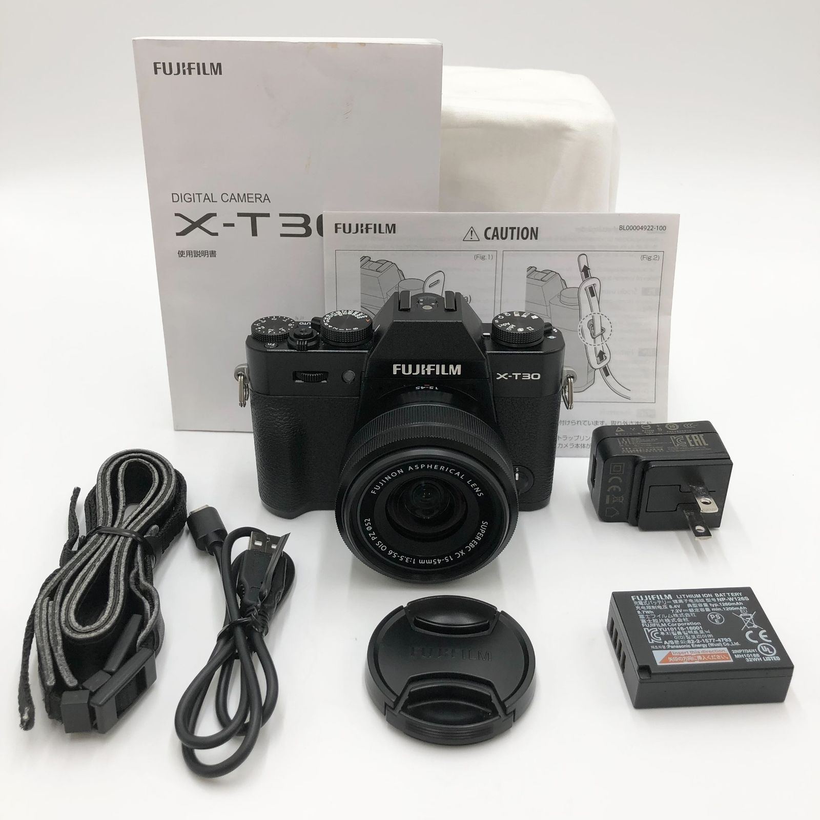 富士フイルム ミラーレス一眼カメラ X-T 30 XCレンズキット ブラック LK-1545-B