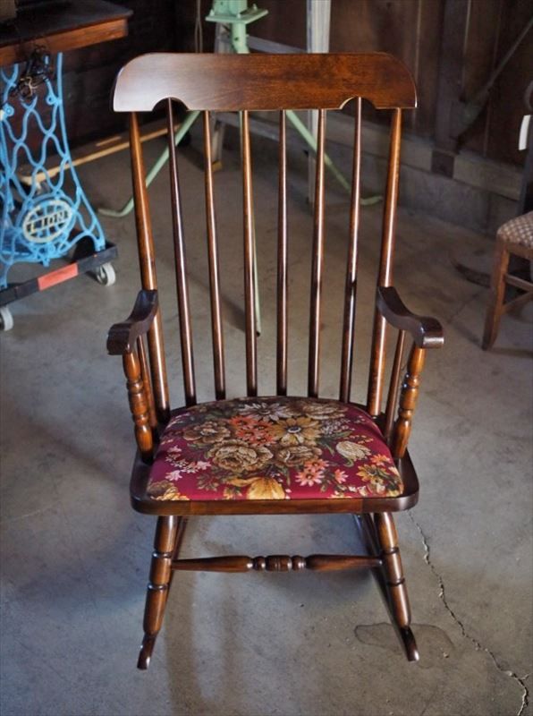 飛騨家具 ロッキングチェア 昭和後期 古録展 品番I 959