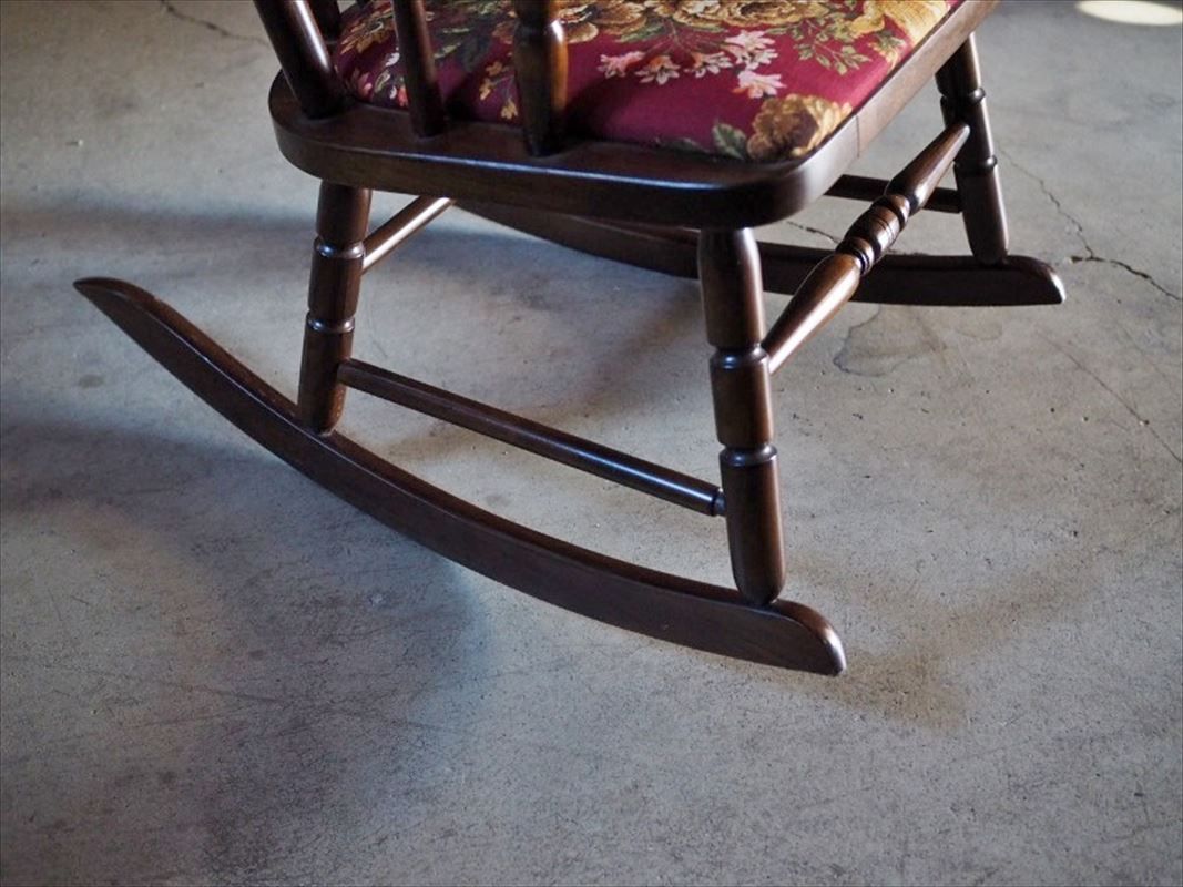 飛騨家具　ロッキングチェア　ヴィンテージ　レトロ 飛騨の家具】飛騨産業 PROVINCIALロッキングチェア アンティーク調