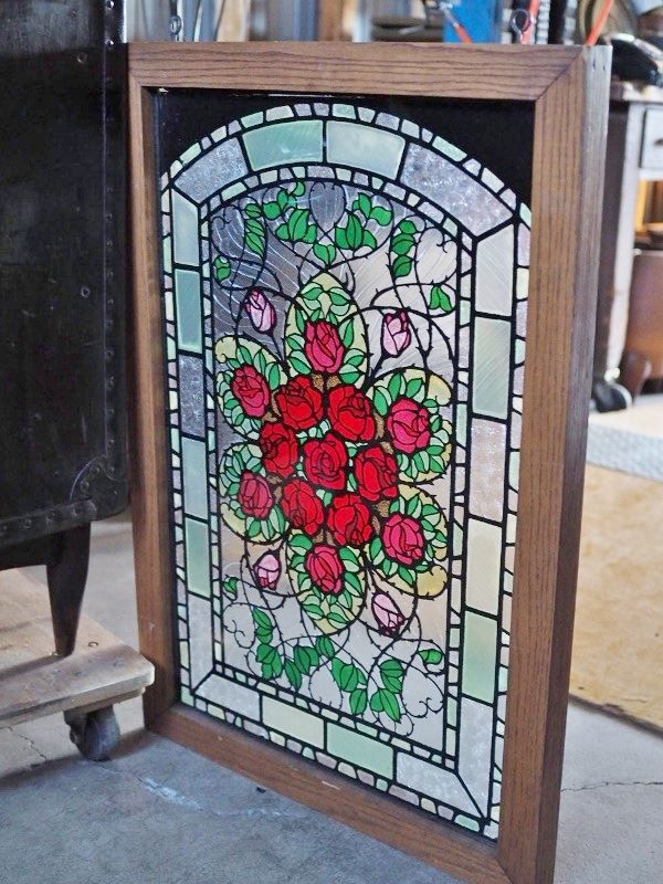 な合わせガラスの木枠付 壁飾り古録展 品番K 23382