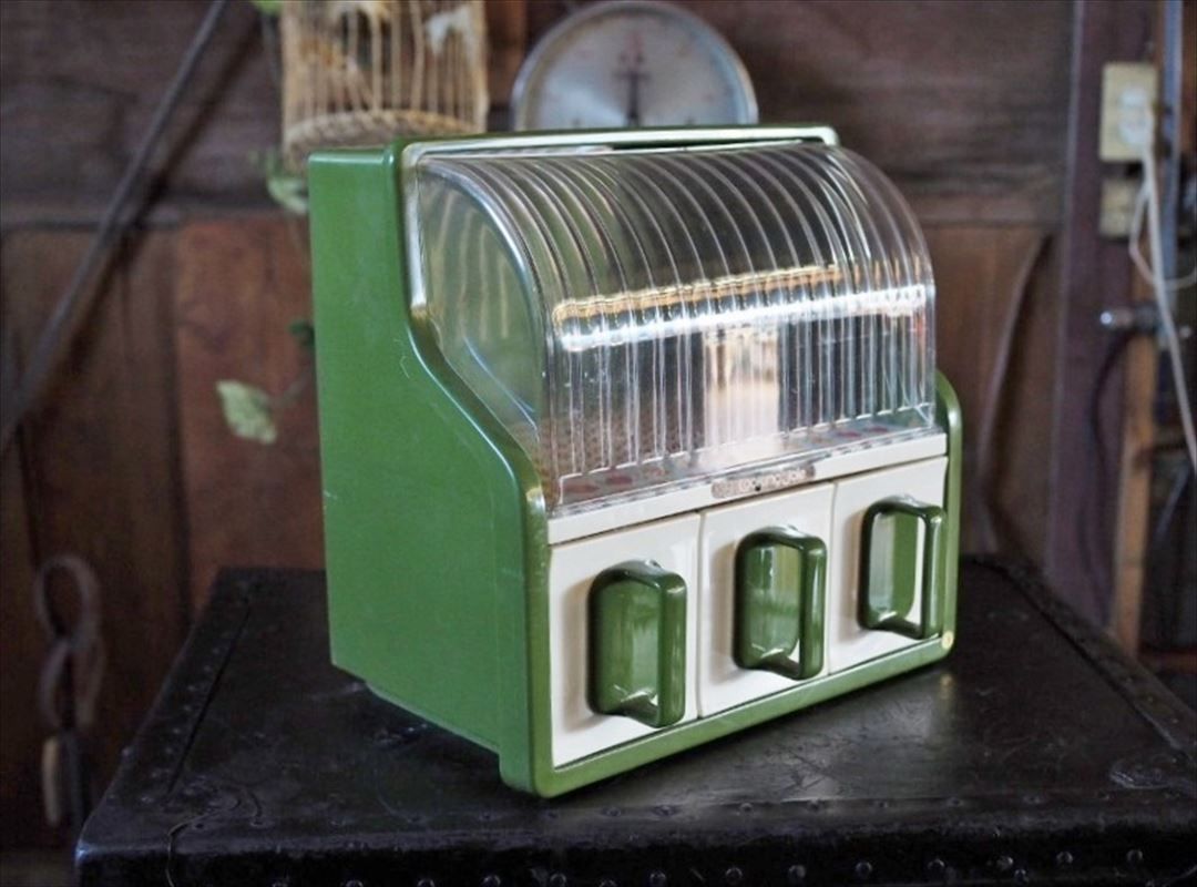 昭和レトロポップな調味料ケース 古録展 送料無料 中古 品番S10904