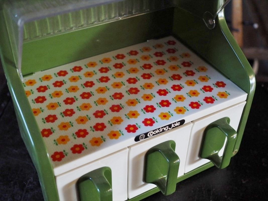 昭和レトロポップな調味料ケース 古録展 送料無料 中古 品番S10904