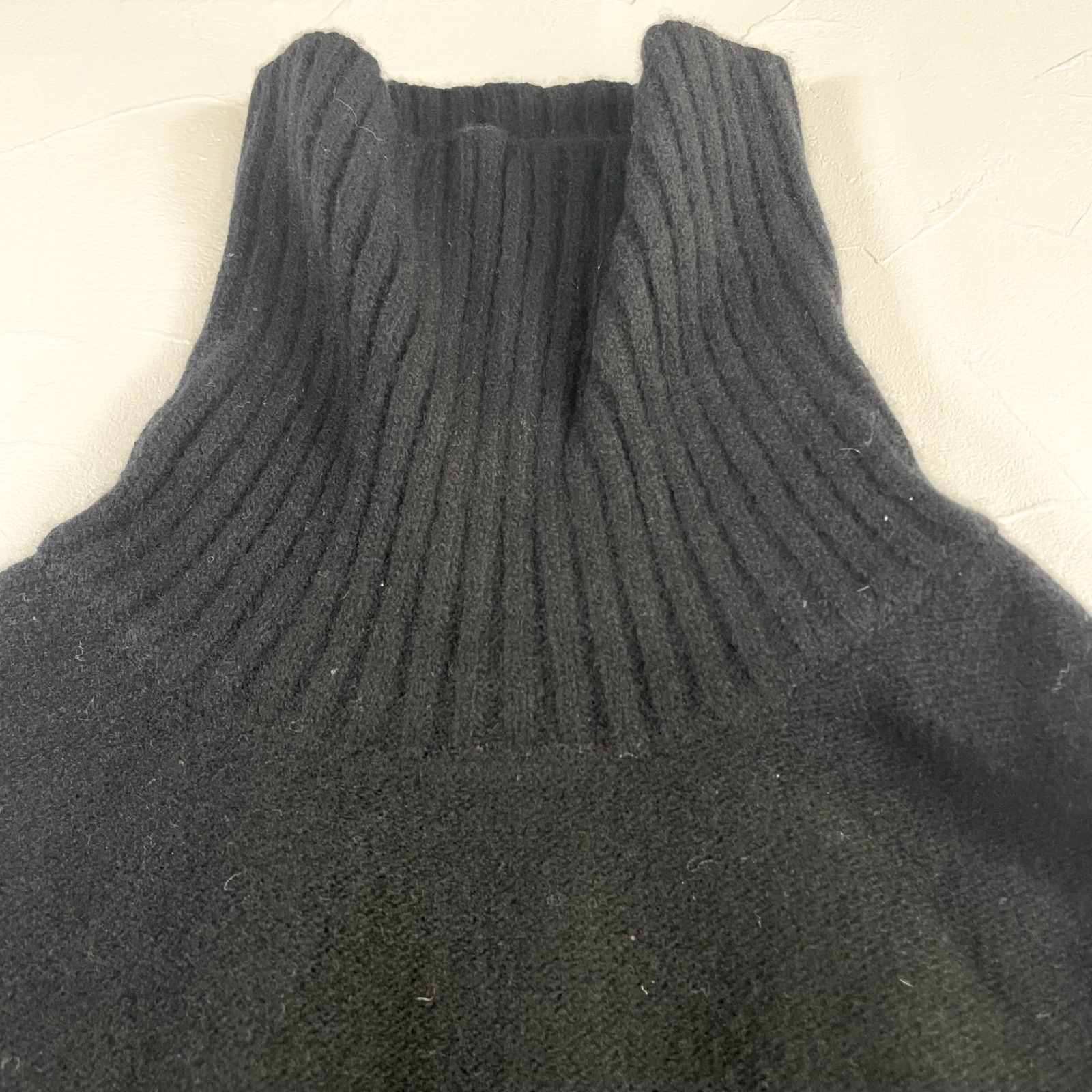 FRAMeWORK／フレームワーク タートルネックニット ブラック ウール