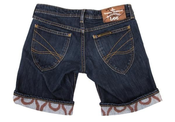 VivienneWestwood デニムショートパンツ 刺繍デザイン ヴィヴィアンウエストウッド アングロマニアVivienne Westwood